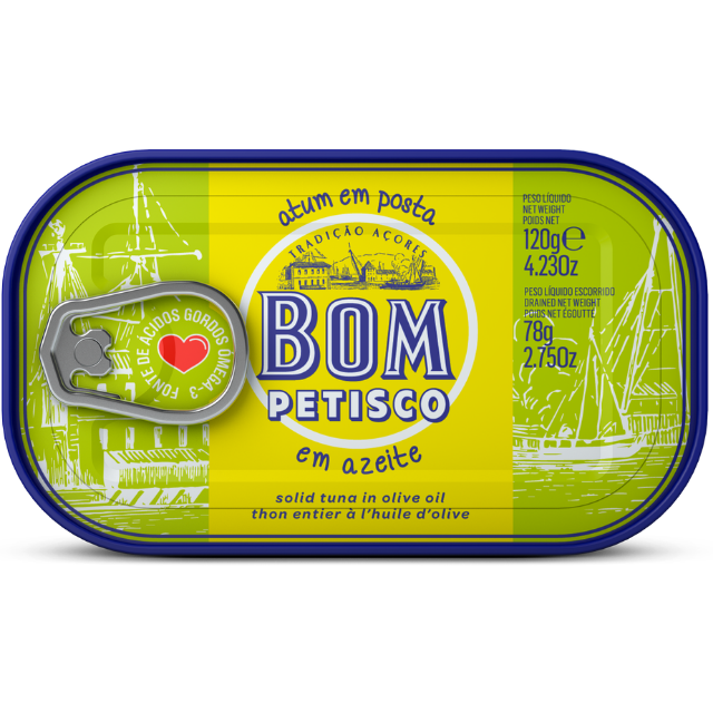Bom Petisco Tuna Slice in Olive Oil