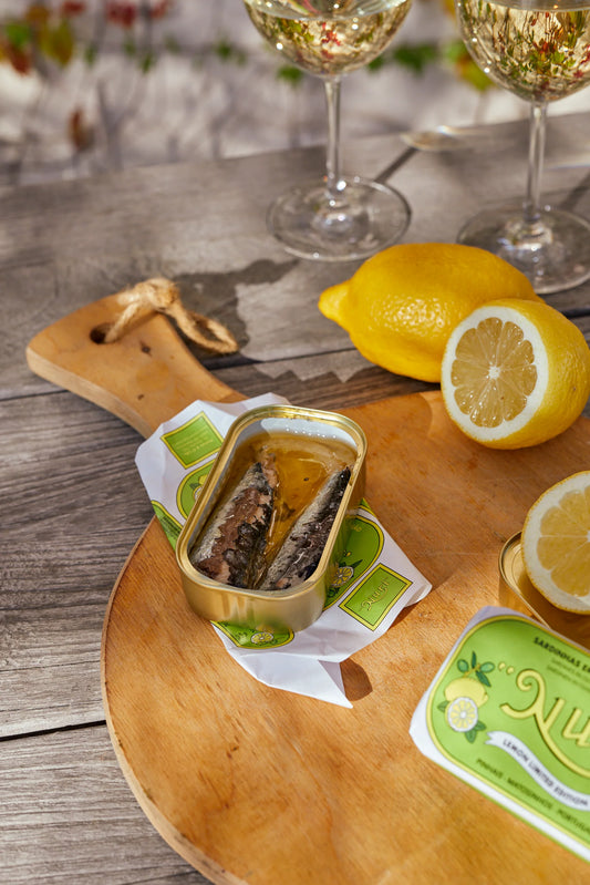 Nuri sardīnes olīveļļā ar citronu