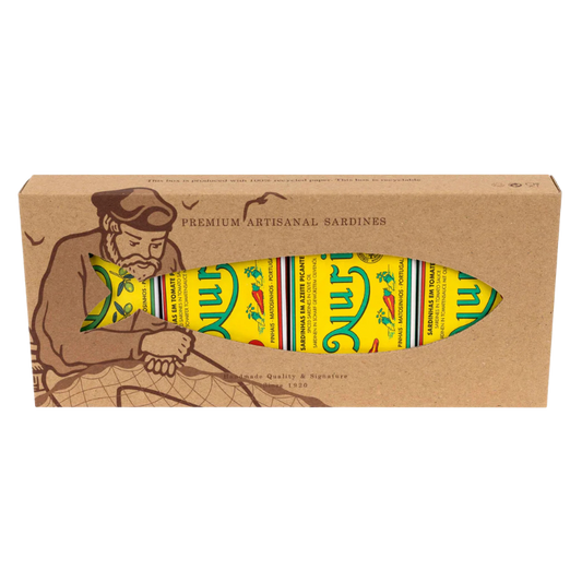 NURI Signature kolekcija – 4 izcilas Portugāles sardīnes (4 × 125g)