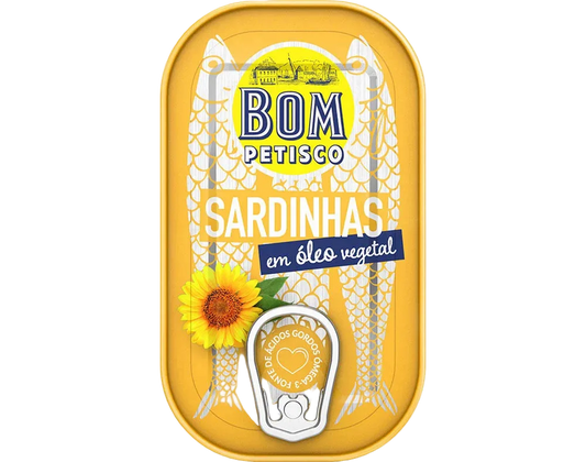 Bom Petisco Sardīnes dārzeņu eļļā