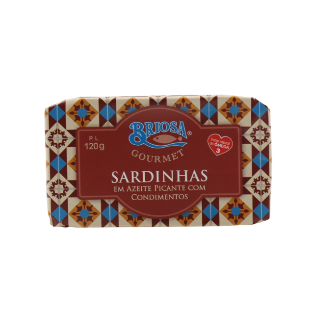 Briosa Gourmet sardīnes olīveļļā ar garšvielām