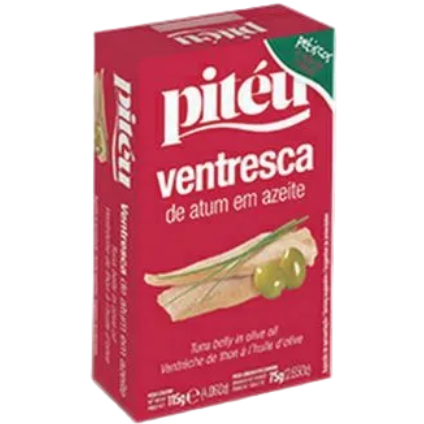 Piteu Ventresca Tunzivis olīveļļā