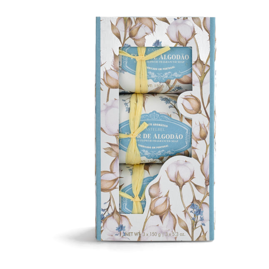 Castelbel Cotton Flower Soap Set 3x150g
