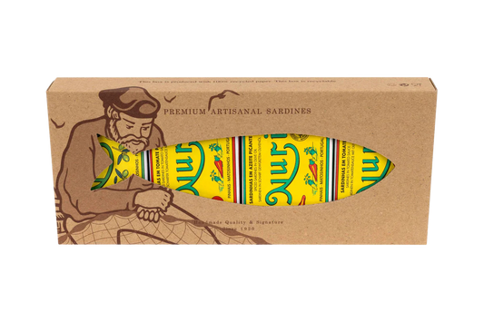NURI Signature kolekcija – 4 izcilas Portugāles sardīnes (4 × 125g)