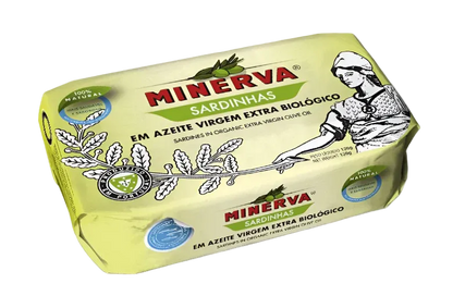 Minervas sardīnes bioloģiskā ekstra neapstrādātā olīveļļā
