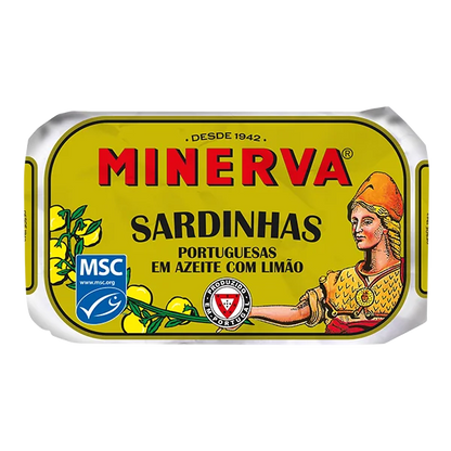 Minerva Portugāļu sardīnes olīveļļā degustācijai (4 x 120g)