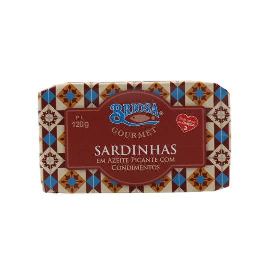 Briosa Gourmet sardīnes olīveļļā ar garšvielām