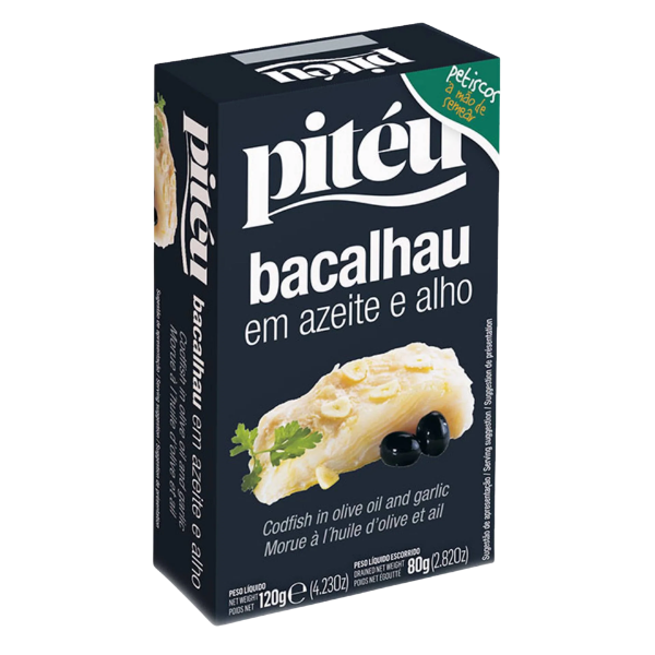 Pitéu menca olīveļļā ar ķiplokiem 120g