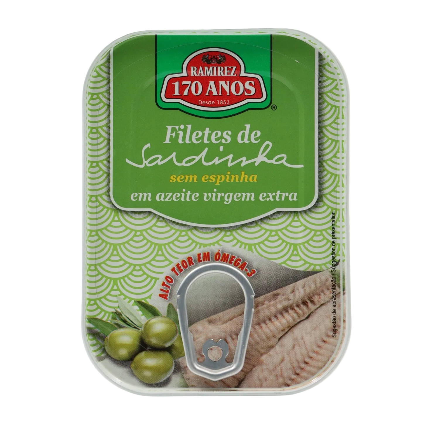 Ramirez boneless sardine fillets in extra virgin olive oil (Ugly Tin)